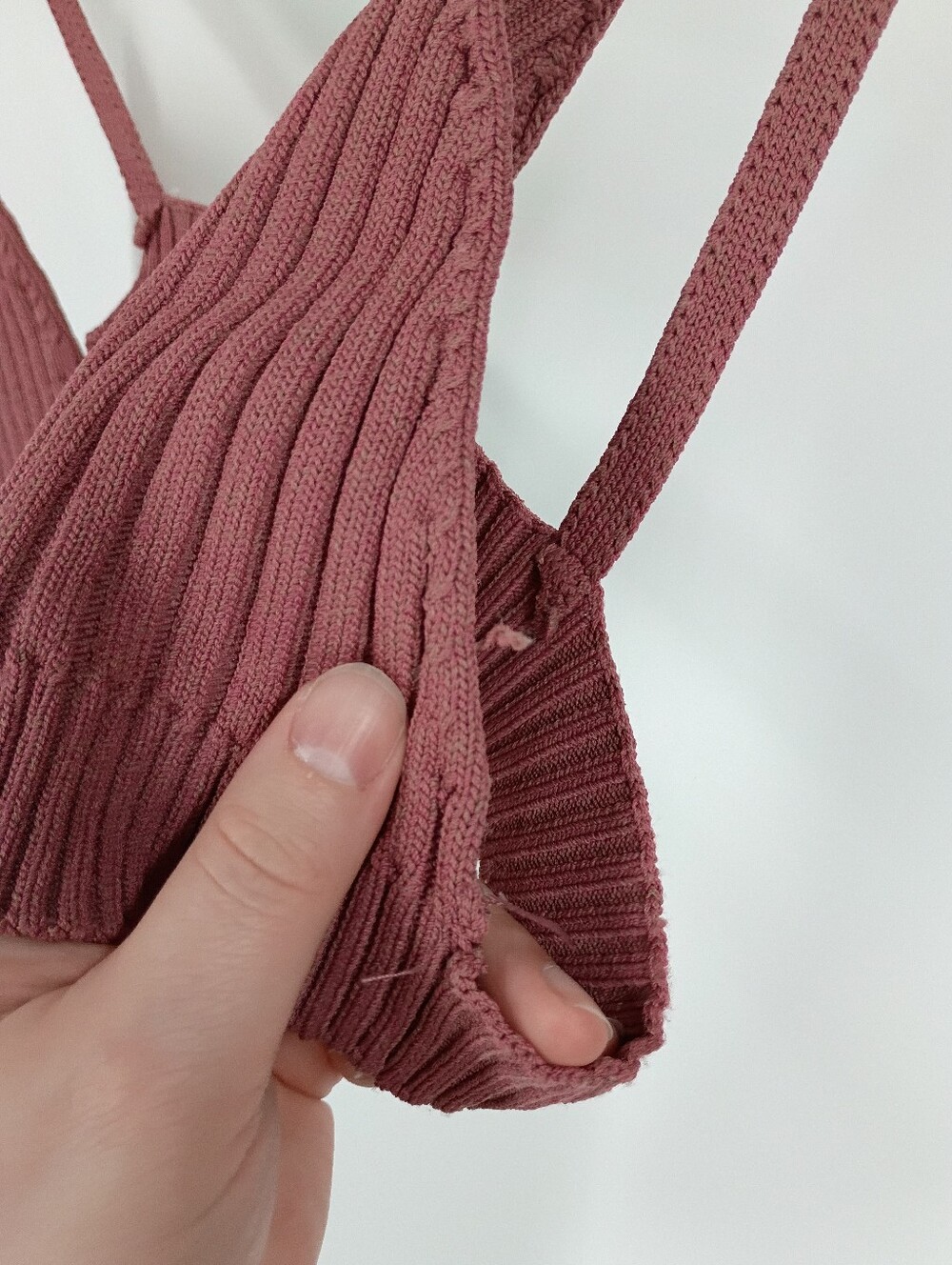 Zara Ribbed Knit Bralette - Picture 4 of 5